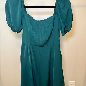 Abercrombie & Fitch Teal Short Sleeve Dress